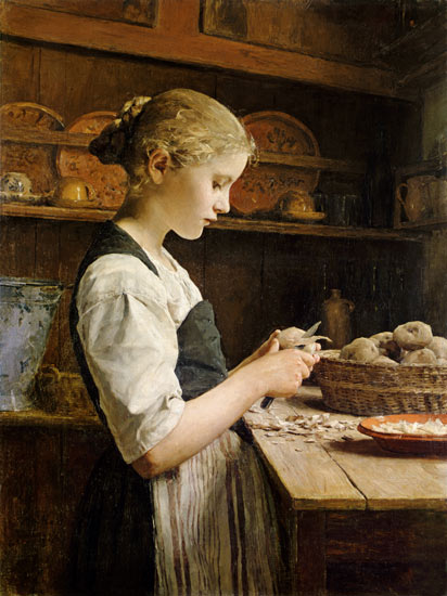 Albert Anker (1831-1910) - The Women Gallery
