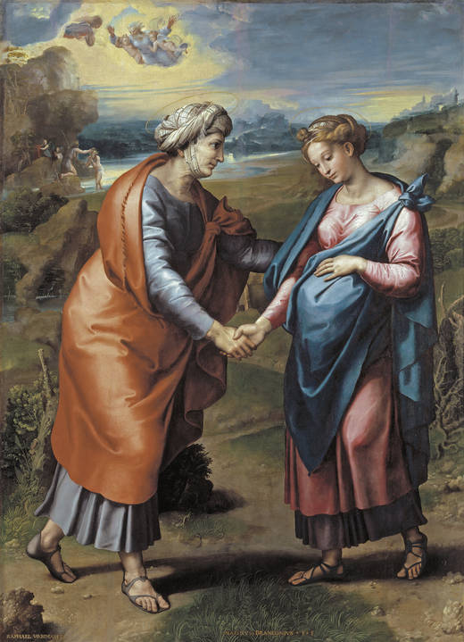 Reproductions De Peintures La Vierge Sixtine de Raphael (Raffaello Sanzio  Da Urbino) (1483-1520, Italy)