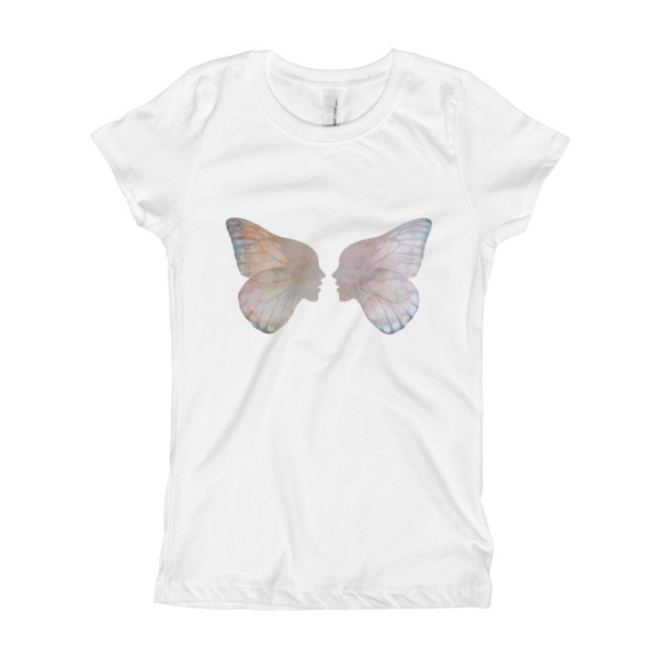 The Woman Gallery - Butterflies Girl's T-Shirt - The Women Gallery